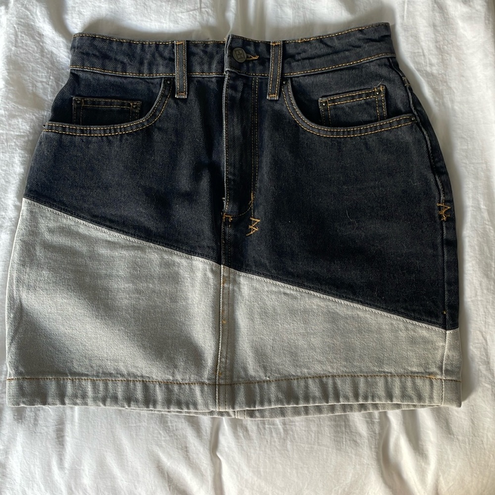 Citizens of humanity jeans mini skirt